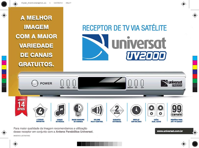 Receptor de Tv Via Satelite